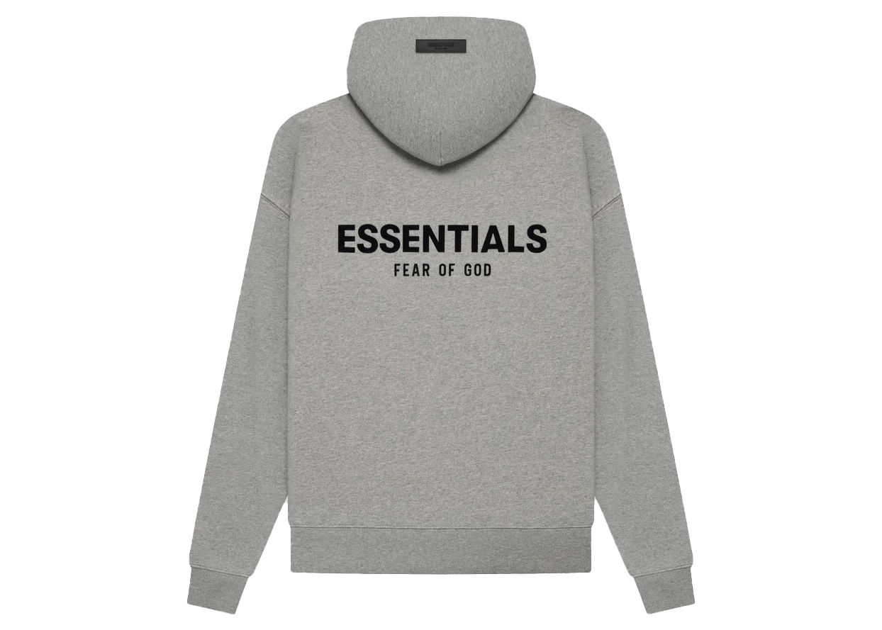 Fear of God Essentials S22 Hoodie Dark Oatmeal - PIKASTORE-Fear of God-pikastore.cz