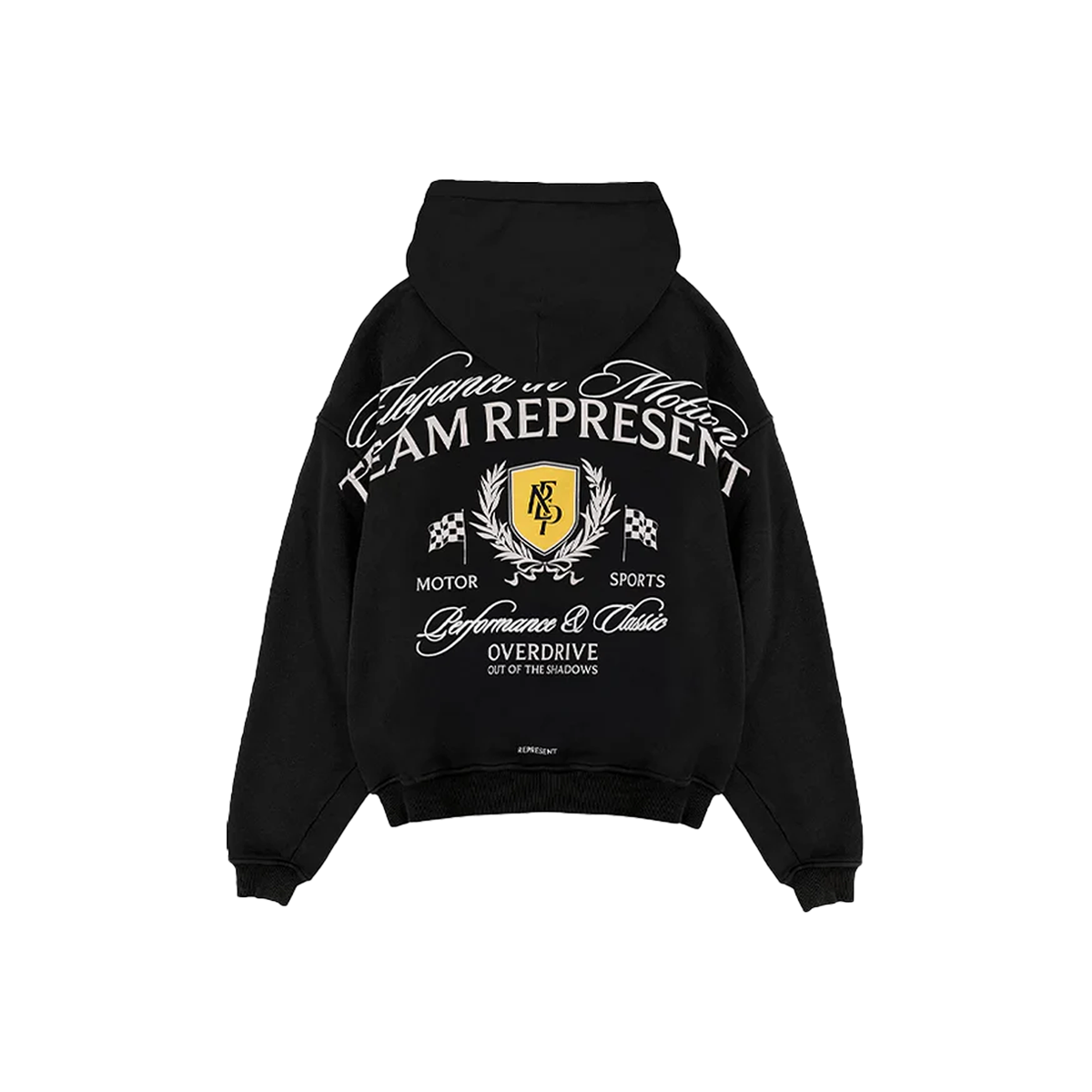 Represent Crest Hoodie Vintage Black-Represent-pikastore.cz