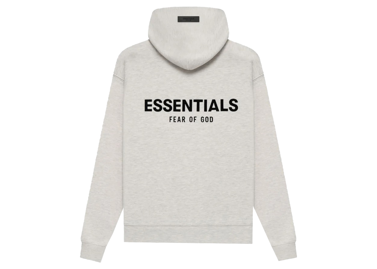 Fear of God Essentials S22 Hoodie Light Oatmeal - PIKASTORE-Fear of God-pikastore.cz