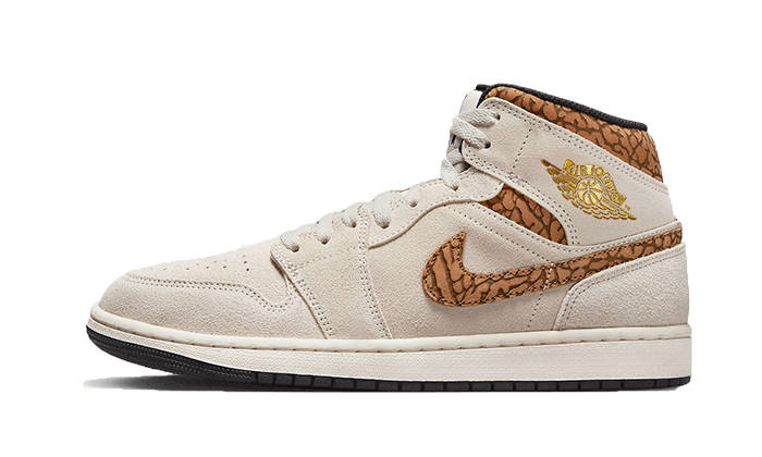 Nike Air Jordan 1 Mid SE Brown Elephant (GS)-sneakers-Air Jordan-pikastore.cz