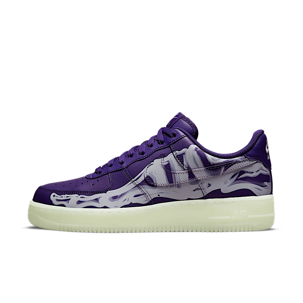 Nike Air Force 1 Low '07 QS Purple Skeleton Halloween (2021)-sneakers-Nike-pikastore.cz