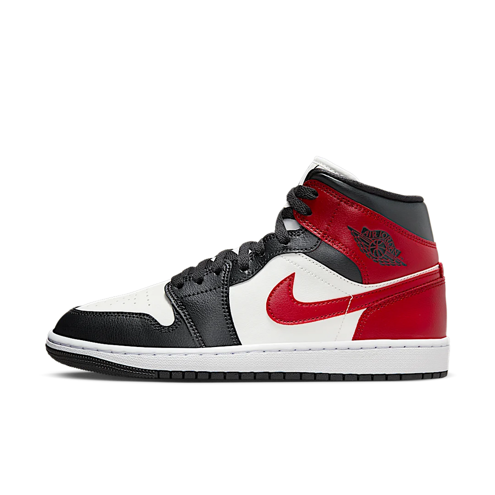 Nike Air Jordan 1 Mid Gym Red Off Noir (Women's)-sneakers-Air Jordan-pikastore.cz