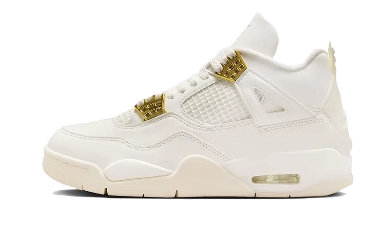 Nike Air Jordan 4 Retro Metallic Gold (Women's)-sneakers-Air Jordan-pikastore.cz