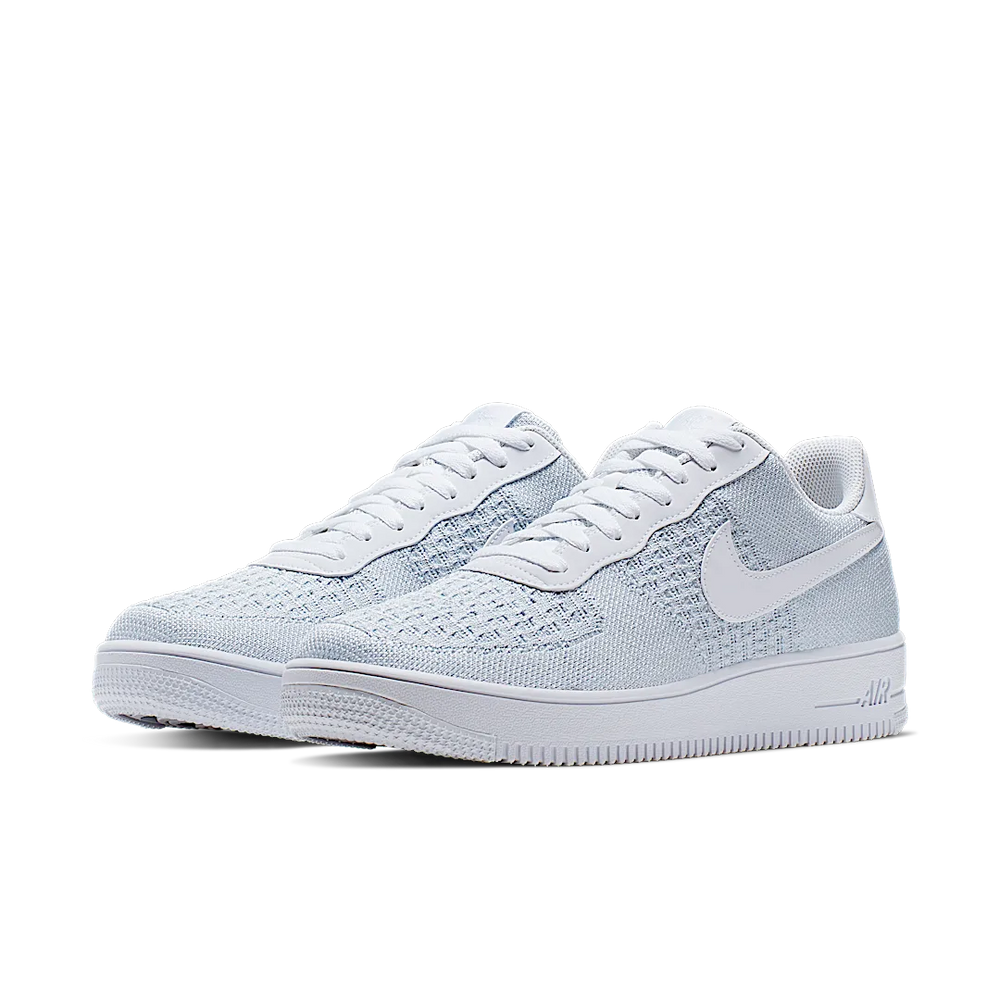 Nike Air Force 1 Flyknit 2 White Pure Platinum-sneakers-Nike-pikastore.cz