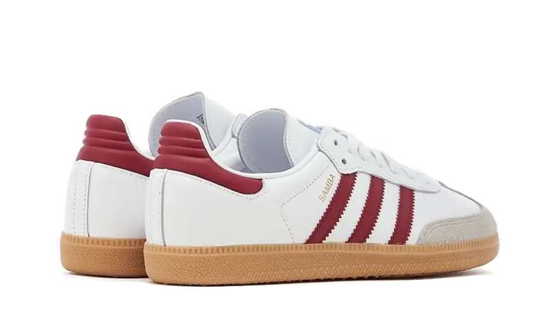 Adidas Samba OG White Burgundy Gum-sneakers-Adidas-pikastore.cz