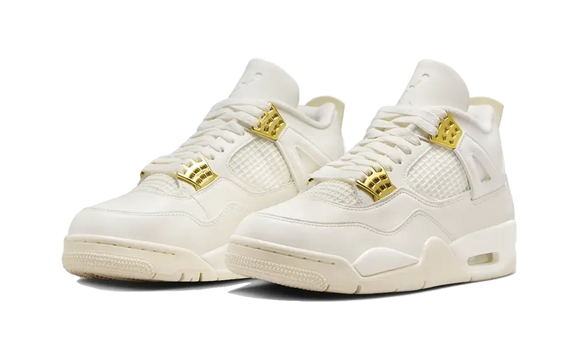 Nike Air Jordan 4 Retro Metallic Gold (Women's)-sneakers-Air Jordan-pikastore.cz