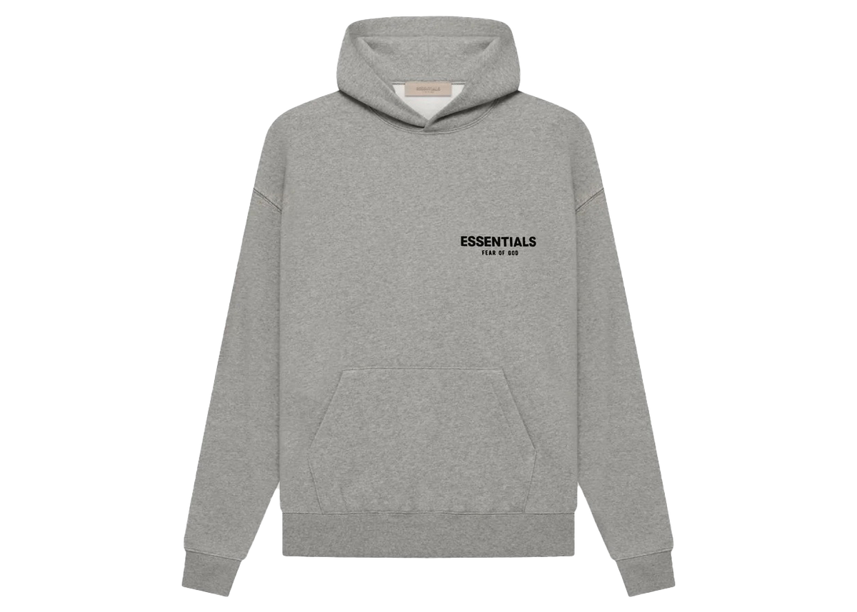Fear of God Essentials S22 Hoodie Dark Oatmeal - PIKASTORE-Fear of God-pikastore.cz