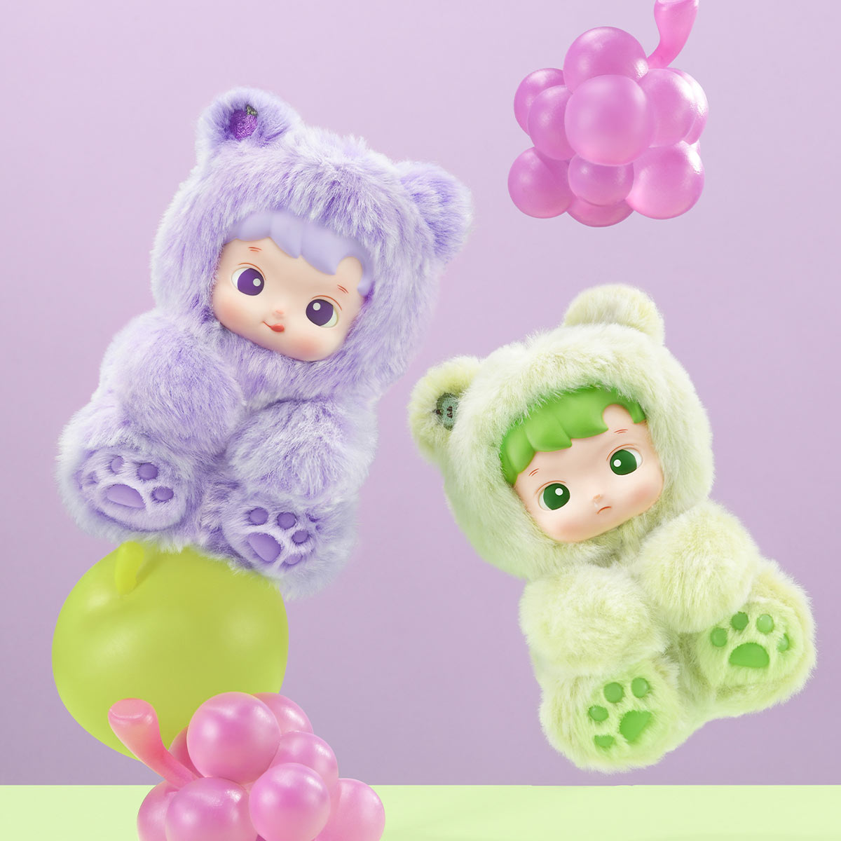 Pop Mart HACIPUPU Gummy Bear Series Vinyl Plush Pendant Single Blind Box-Pop Mart-pikastore.cz