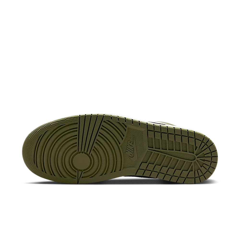 Nike Air Jordan 1 Low GS Black Toe Medium Olive-Air Jordan-pikastore.cz