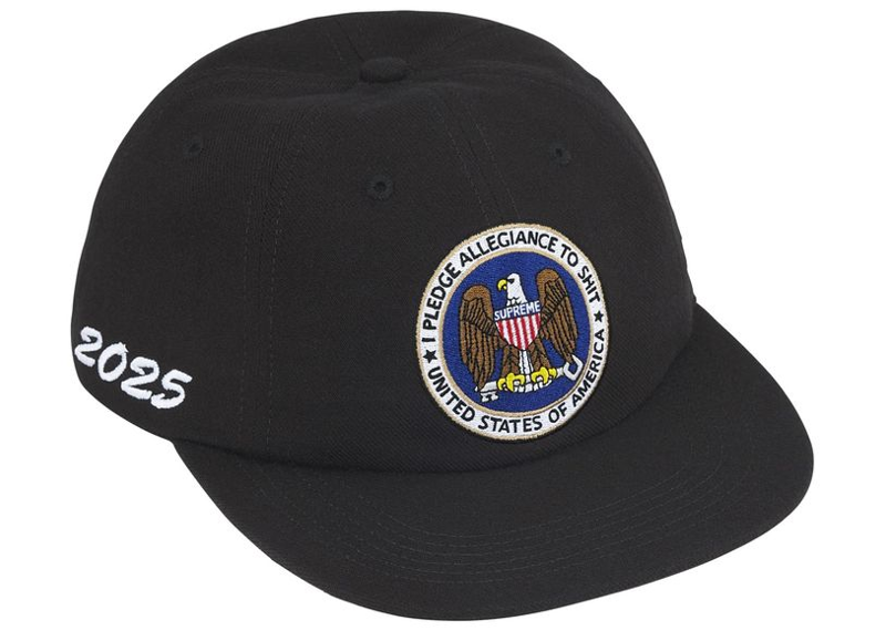 Supreme Pledge Allegiance 6-Panel Black