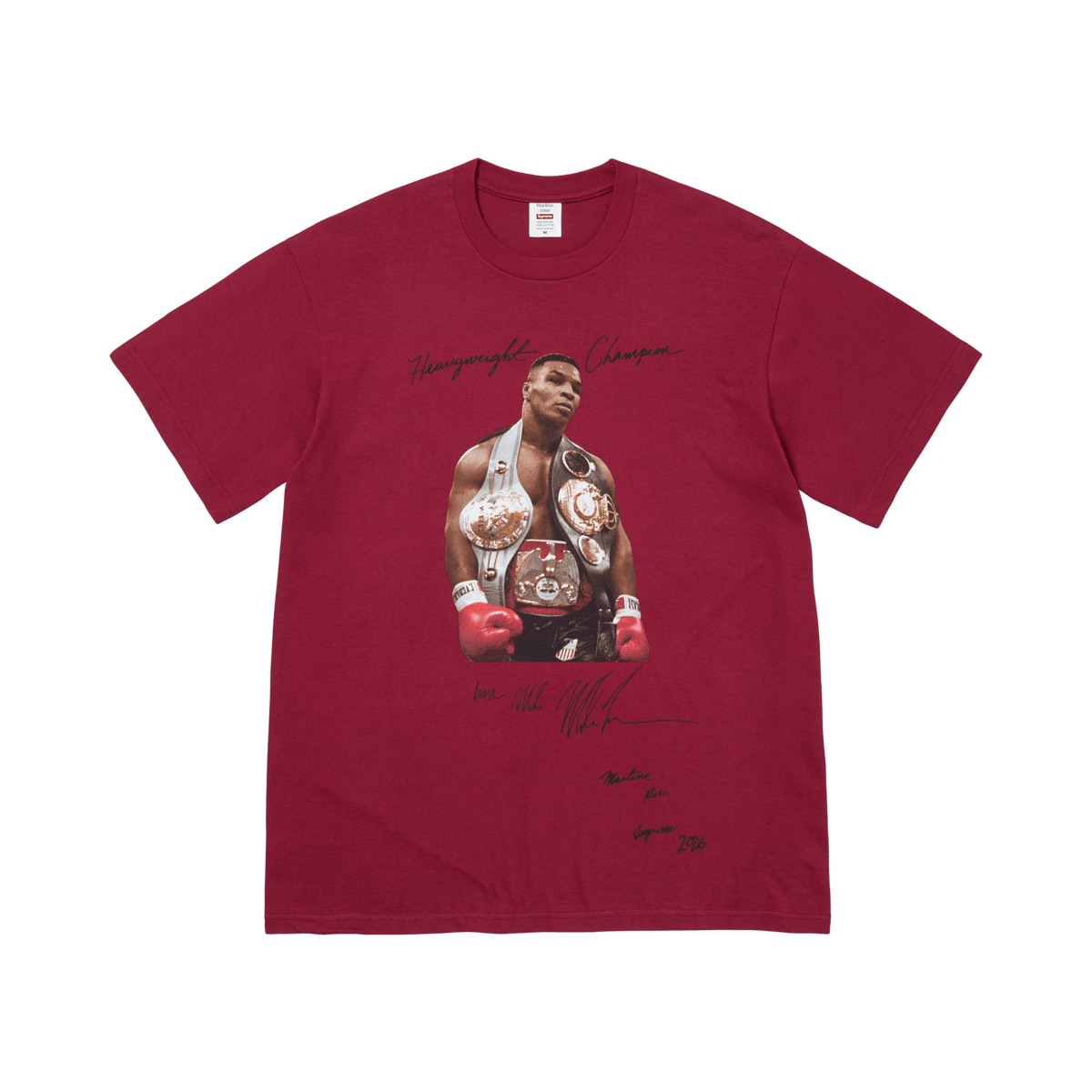 Supreme x Martine Rose Champion Tee Cardinal – camiseta