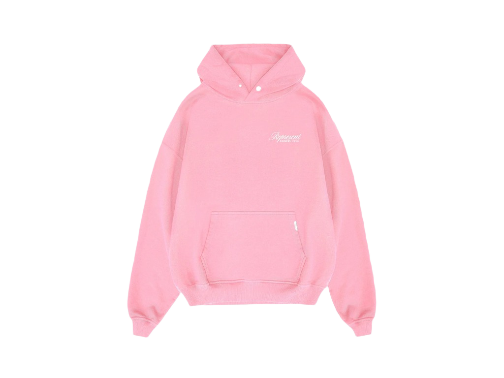 Represent Owners Club Script Hoodie Pink-Represent-pikastore.cz