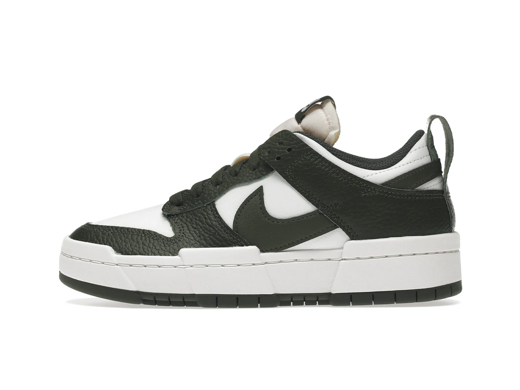 Nike Dunk Low Disrupt Dark Green White (Women's)-sneakers-Nike-pikastore.cz