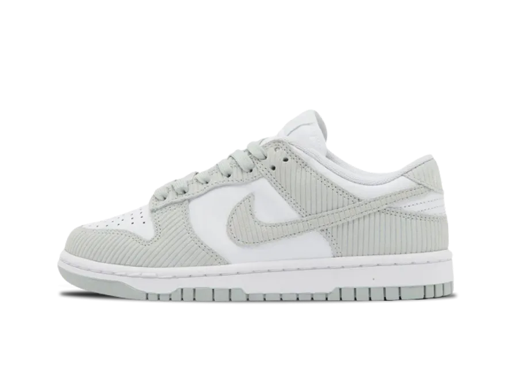 Nike Dunk Low Light Silver Corduroy (Women's)-sneakers-Nike-pikastore.cz