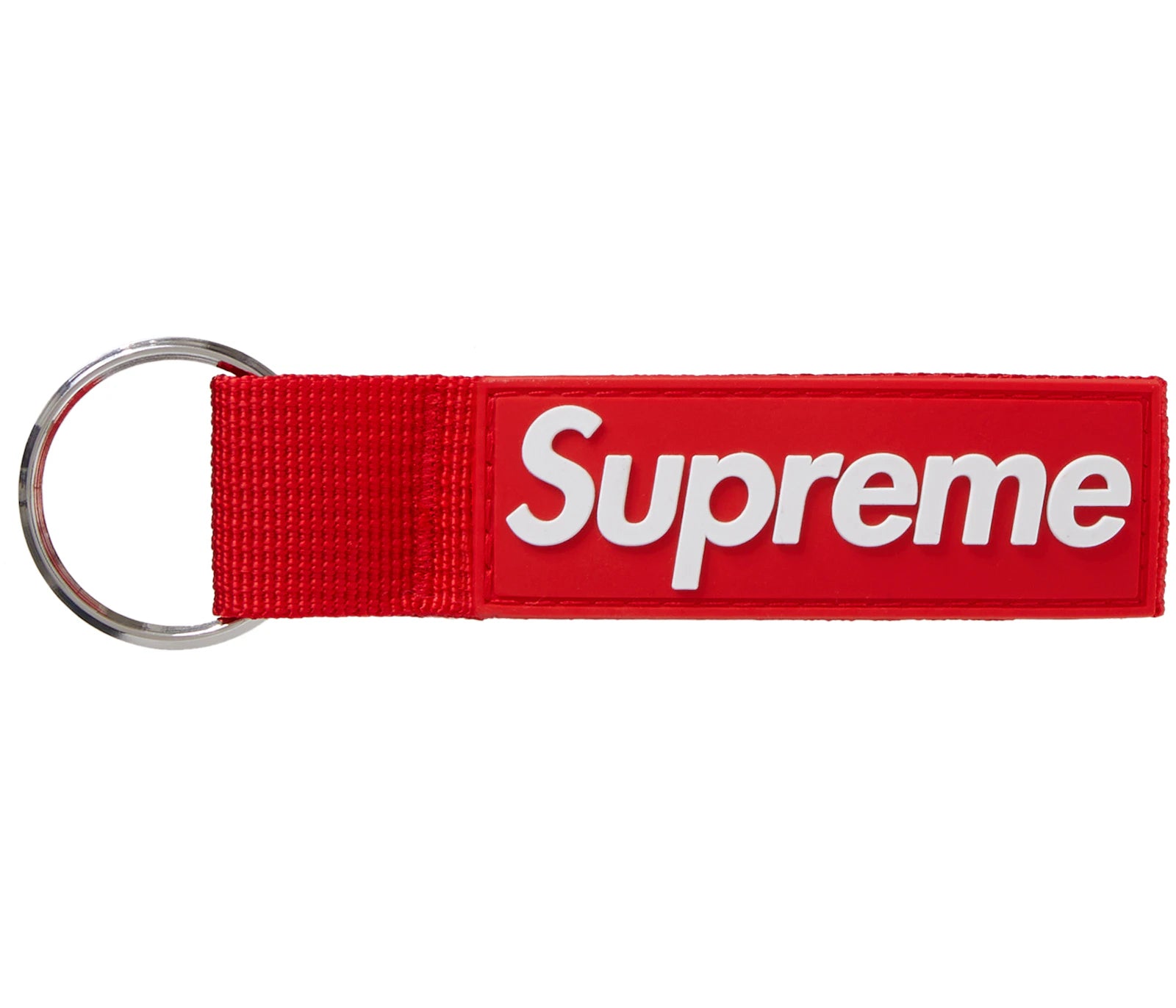 Supreme Webbing Keychain Red