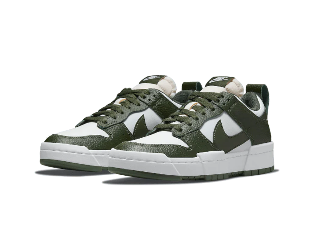 Nike Dunk Low Disrupt Dark Green White (Women's)-sneakers-Nike-pikastore.cz