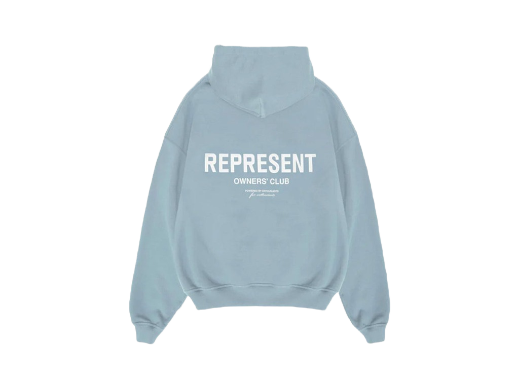 Represent Owners Club Hoodie Powder Blue-Represent-pikastore.cz