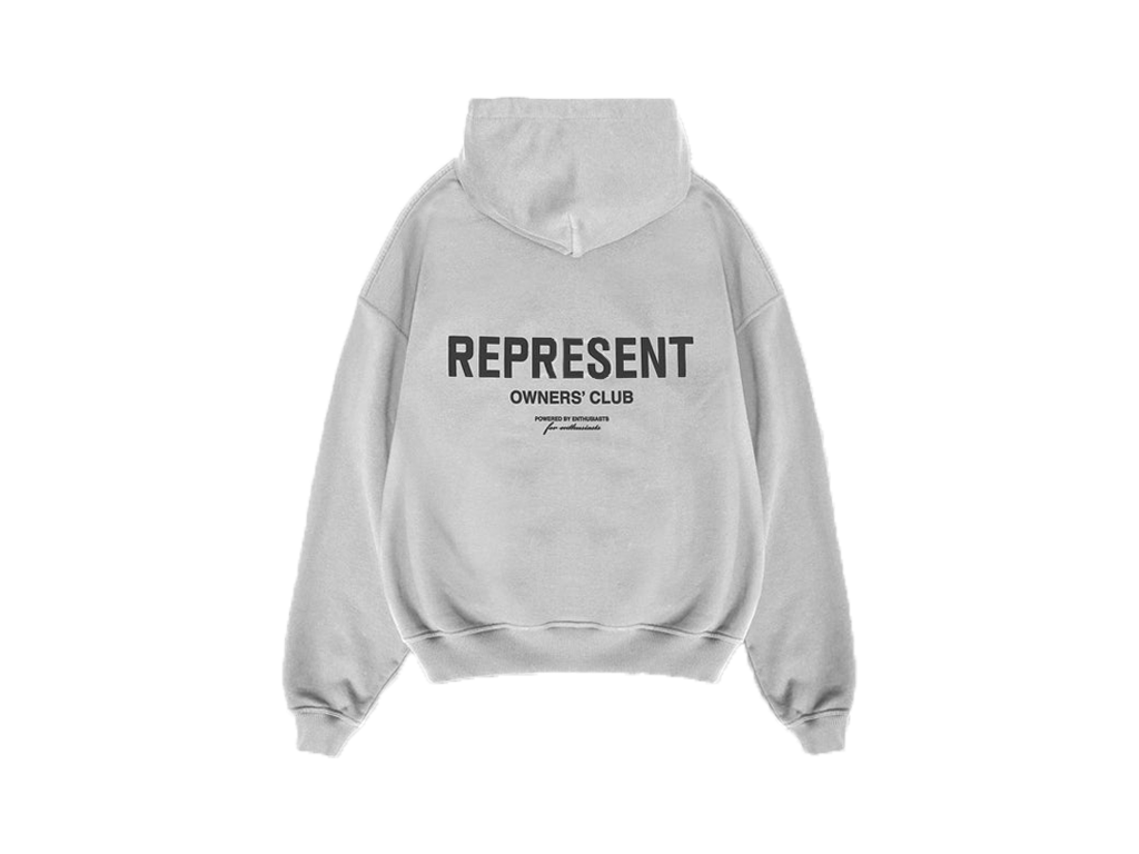 Represent Owners Club Hoodie Ash Grey-Represent-pikastore.cz