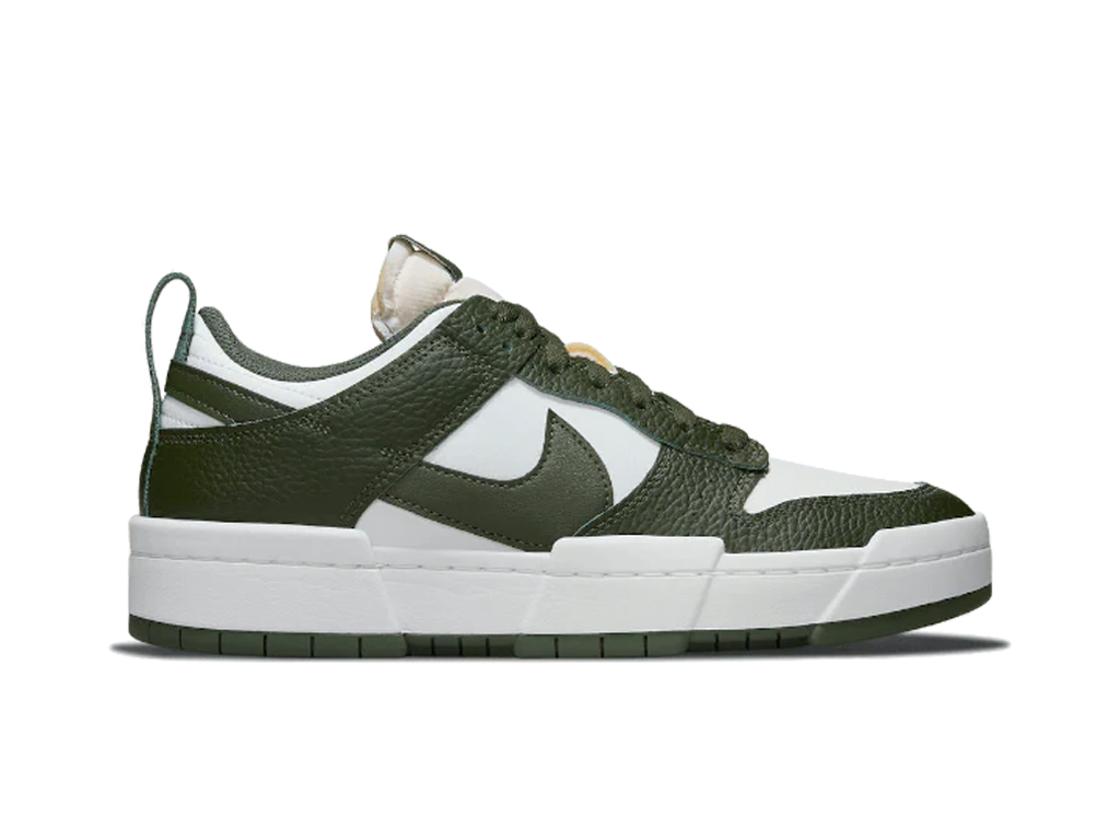 Nike Dunk Low Disrupt Dark Green White (Women's)-sneakers-Nike-pikastore.cz