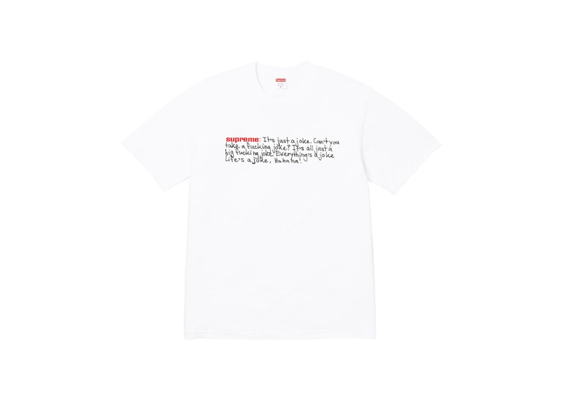 Supreme Joke Tee White