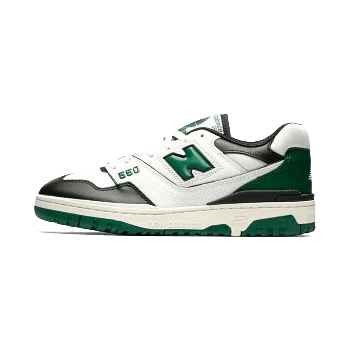 New Balance 550 White Green Black-sneakers-New Balance-pikastore.cz