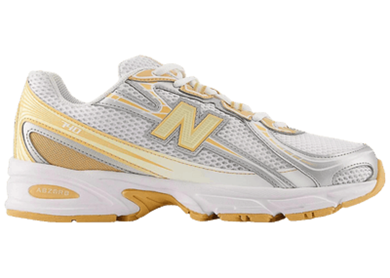 New Balance 740 White Indoor Court Ash Wood