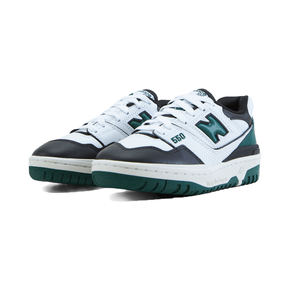 New Balance 550 White Green Black-sneakers-New Balance-pikastore.cz