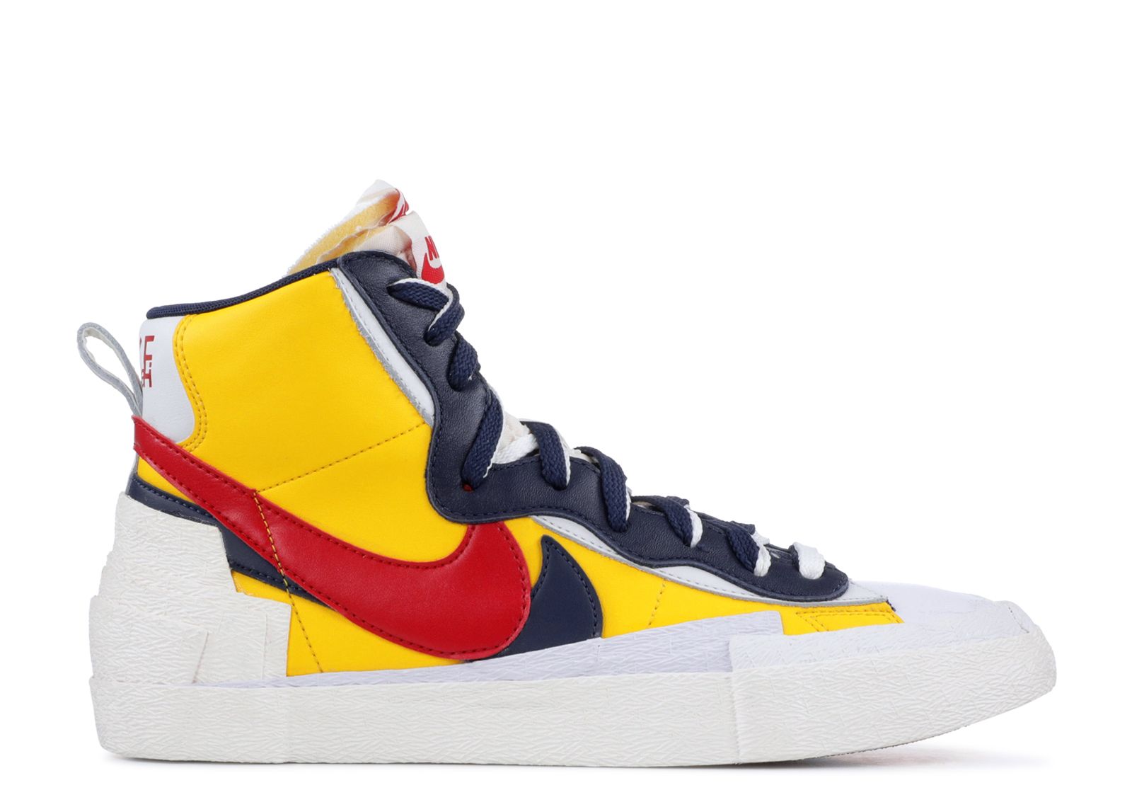 sacai x Blazer Mid Maize Navy