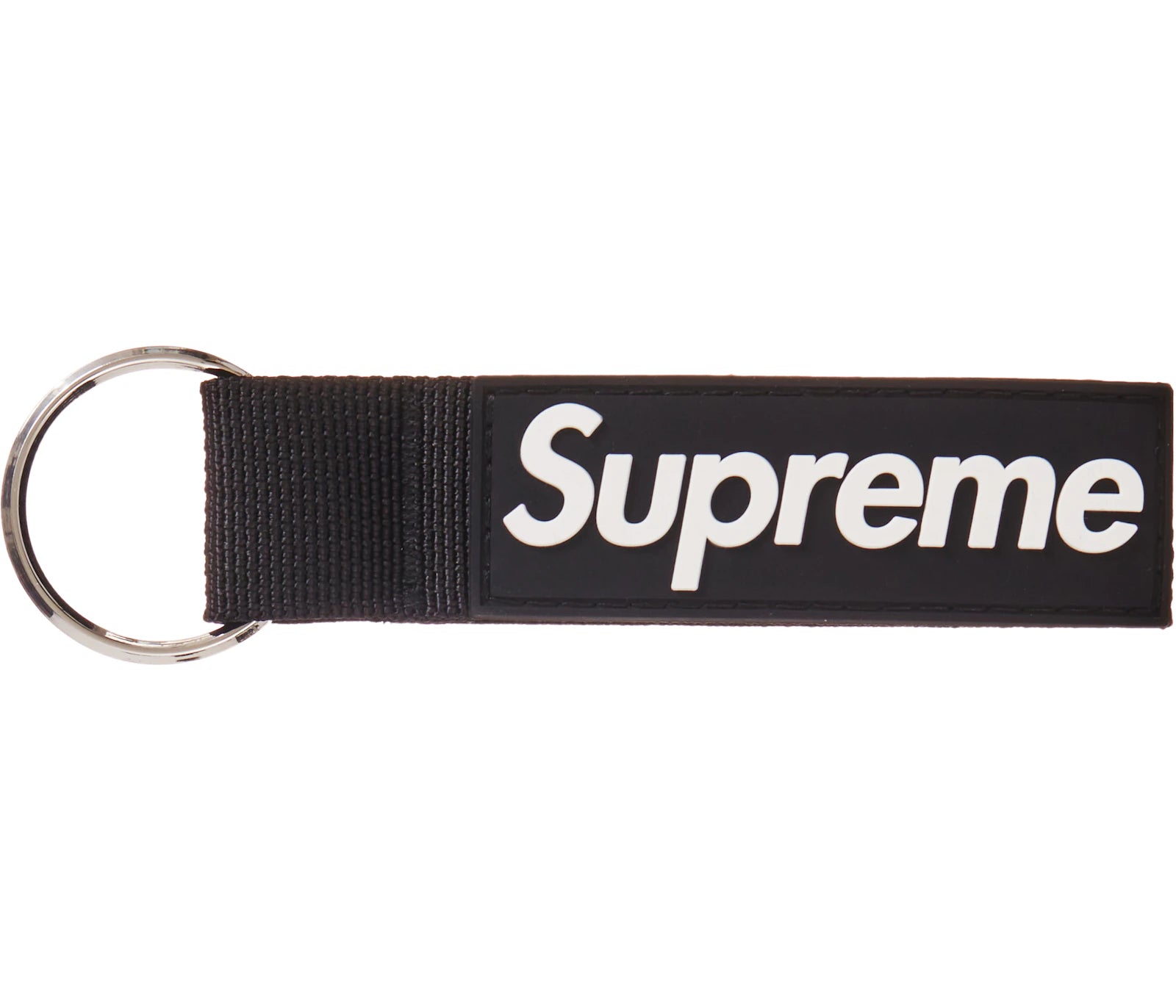Supreme Webbing Keychain Black