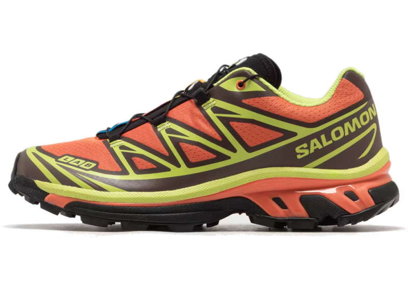 Salomon XT-6 Red Orange Sharp Green
