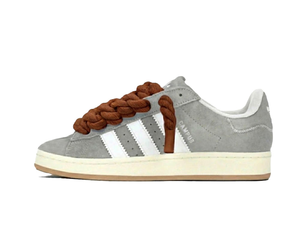 Adidas Campus 00s Grey Rope Laces Brown-Adidas-pikastore.cz