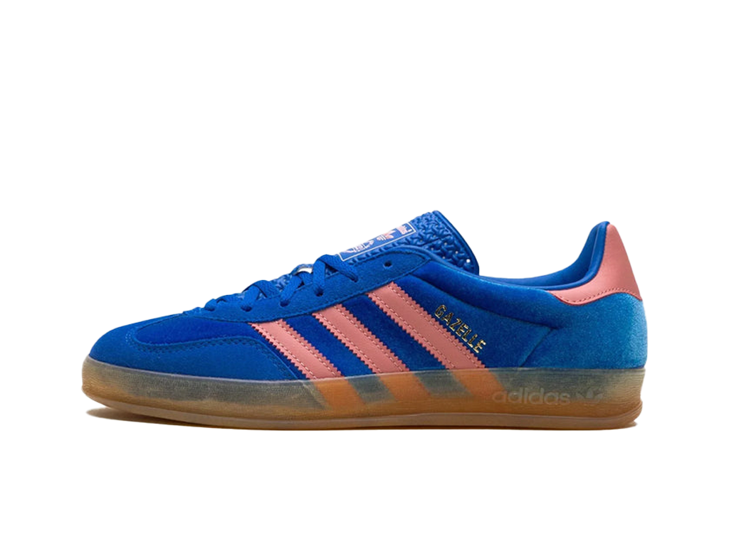 Adidas Gazelle Indoor Blue Semi Pink Spark (Womens)-Adidas-pikastore.cz