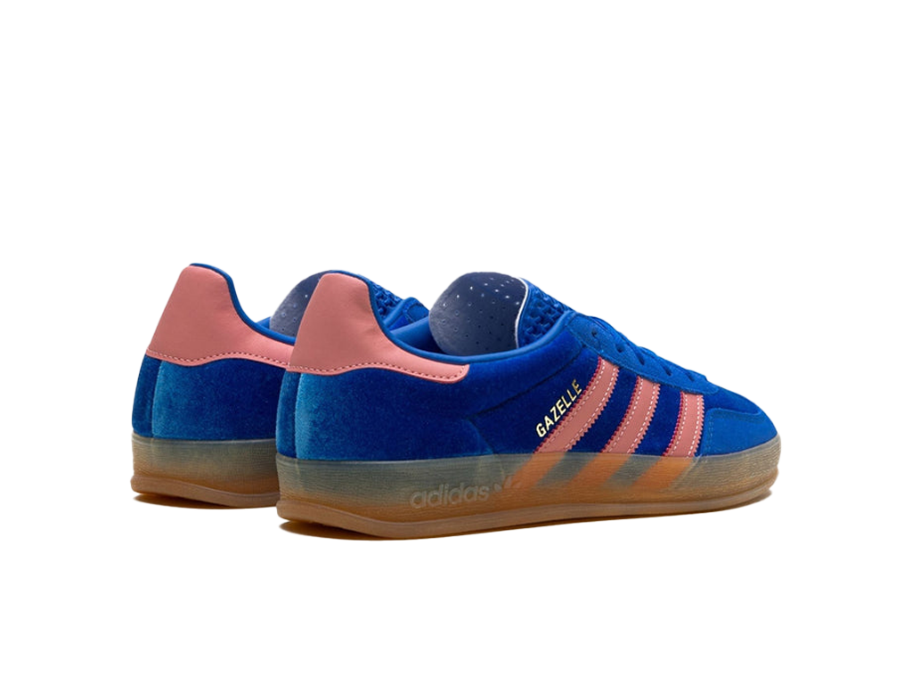 Adidas Gazelle Indoor Blue Semi Pink Spark (Womens)-Adidas-pikastore.cz