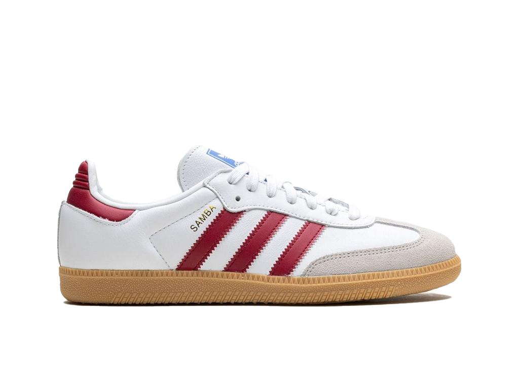 Adidas Samba OG White Burgundy Gum-sneakers-Adidas-pikastore.cz