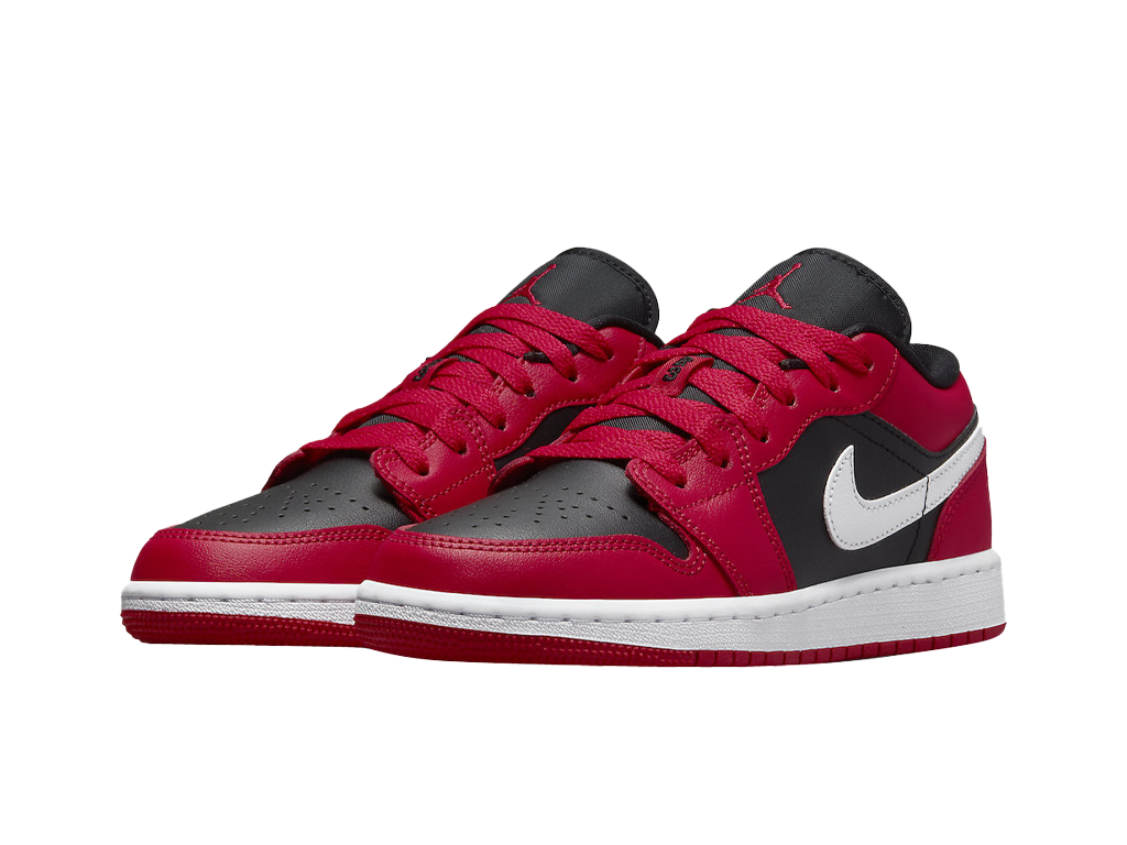 Air Jordan 1 Low GS Black Very Berry-Air Jordan-pikastore.cz