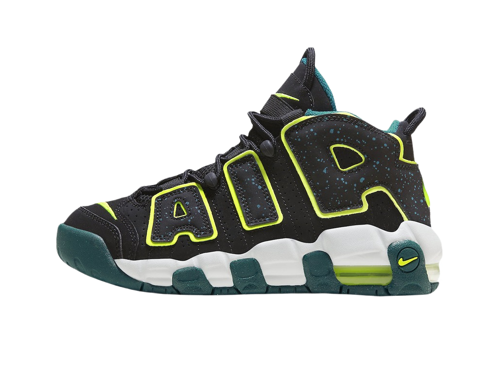 Nike Air More Uptempo GS Black Geode Teal-Nike-pikastore.cz