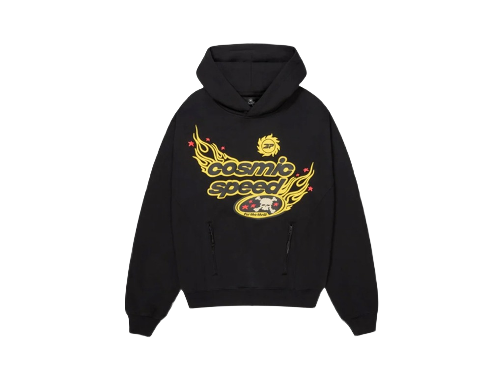 Broken Planet Cosmic Speed Hoodie Midnight Black-Broken Planet-pikastore.cz