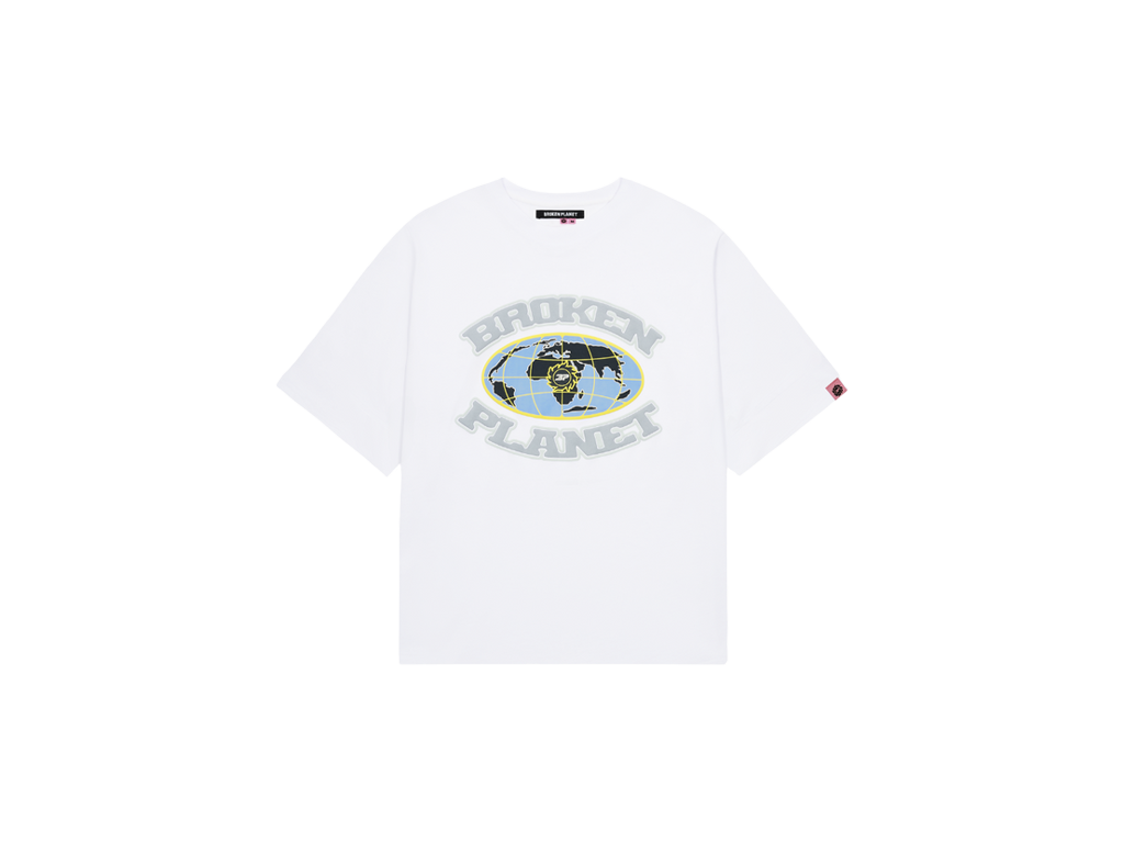 Broken Planet Market Grid T Shirt Snow White-Broken Planet-pikastore.cz