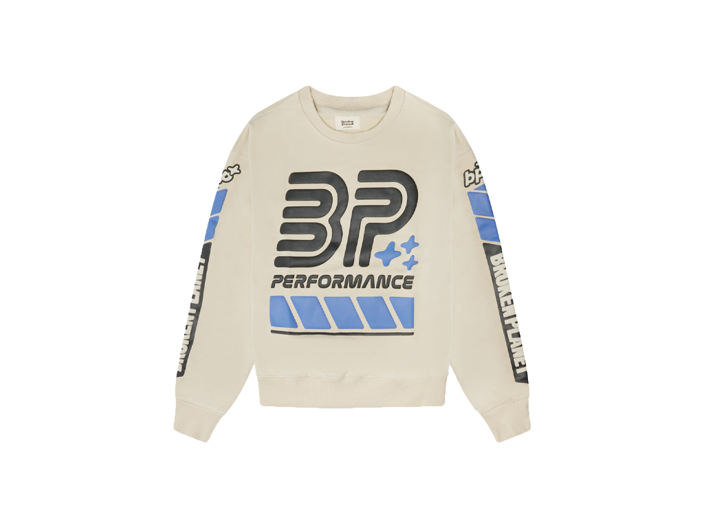 Broken Planet Performance Bone White Crewneck-Broken Planet-pikastore.cz
