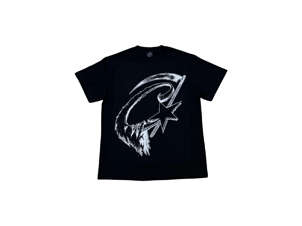 Corteiz Reaper Tee Black-Corteiz-pikastore.cz