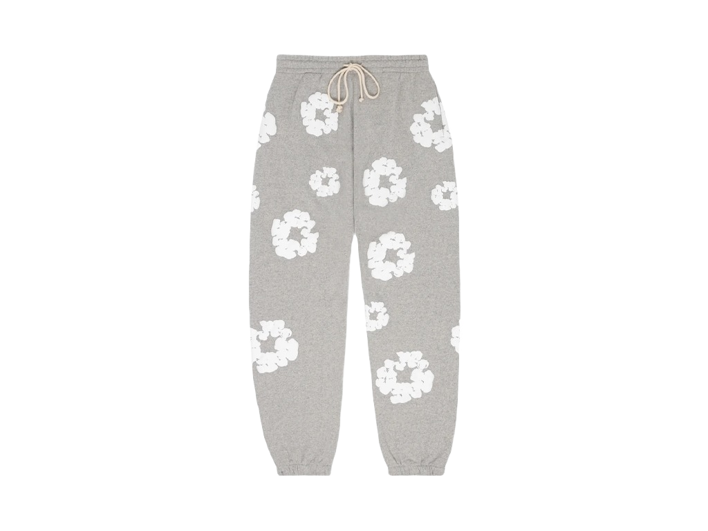 Denim Tears The Cotton Wreath Sweatpants Grey-Denim Tears-pikastore.cz
