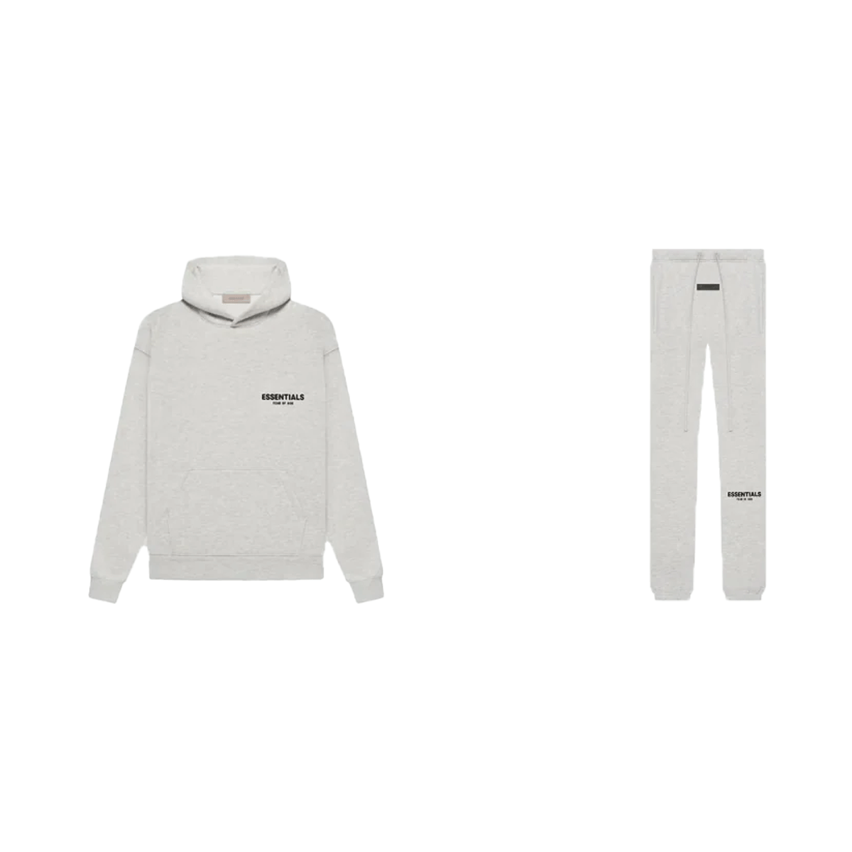 Fear of God Essentials S22 Sweatpants + S22 Hoodie Light Oatmeal - SET-Bundle-Fear of God-pikastore.cz