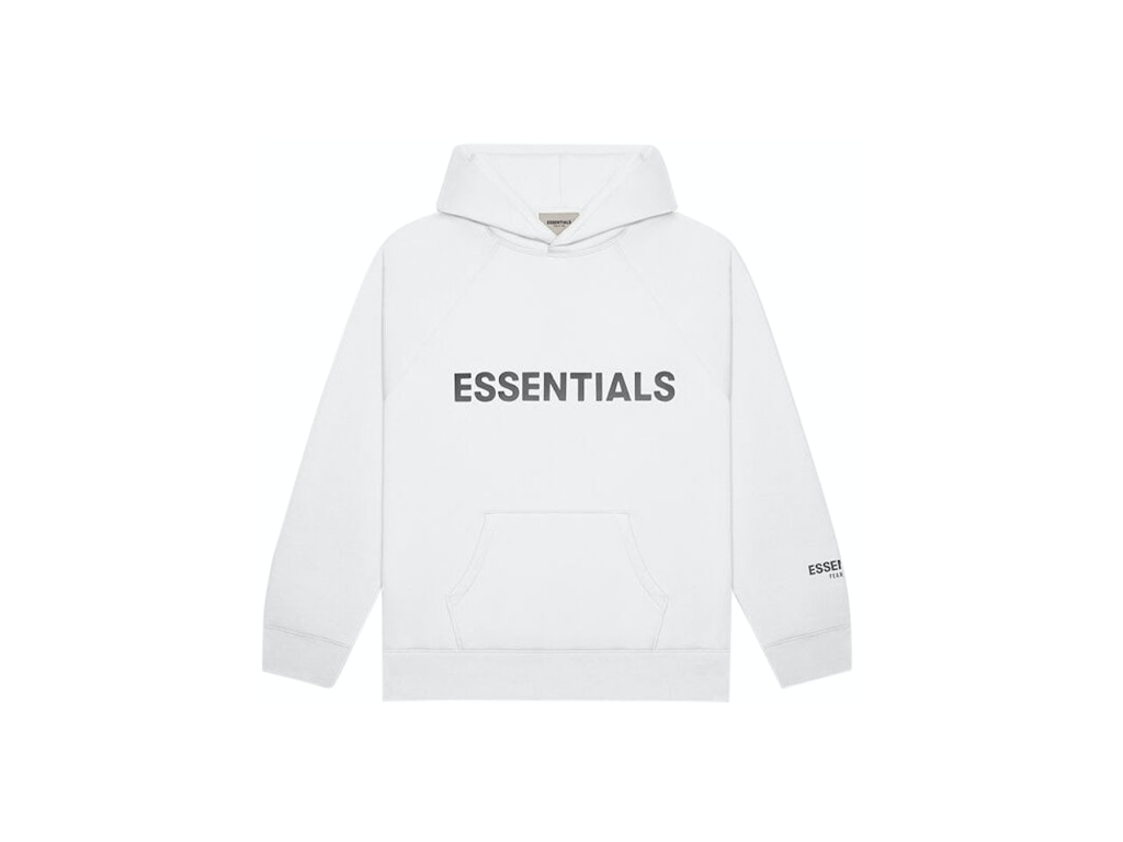 Fear of God Essentials S20 Hoodie White - PIKASTORE-Fear of God-pikastore.cz