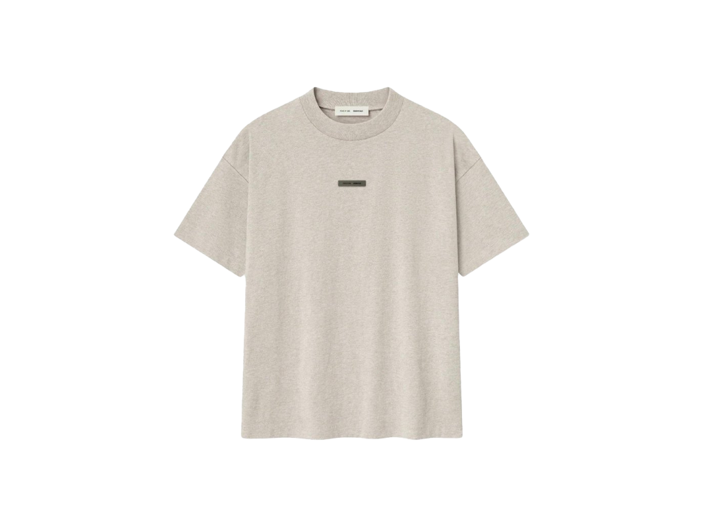 Fear of God Essentials S25 T-Shirt Heather Stone-Fear of God-pikastore.cz