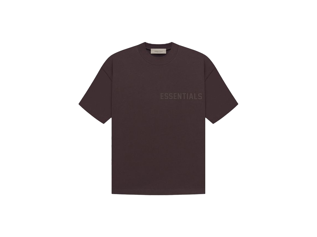 Fear of God Essentials Short-Sleeve Tee Plum – tričko, červená