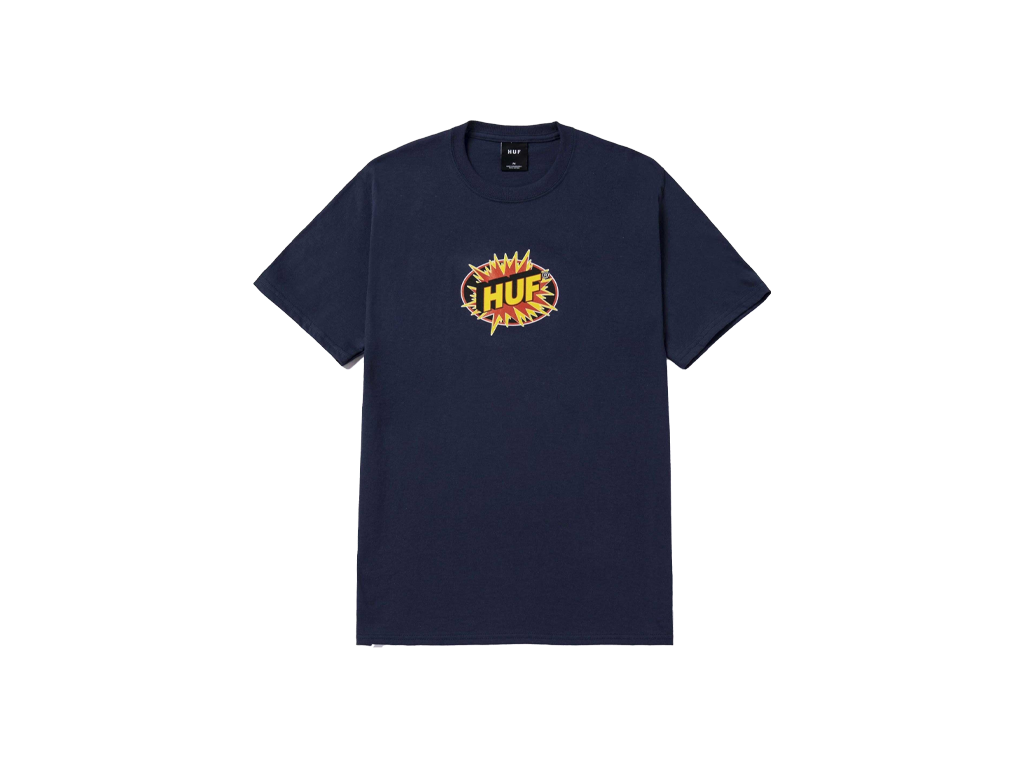 HUF TNT Logo Tee Navy-HUF-pikastore.cz