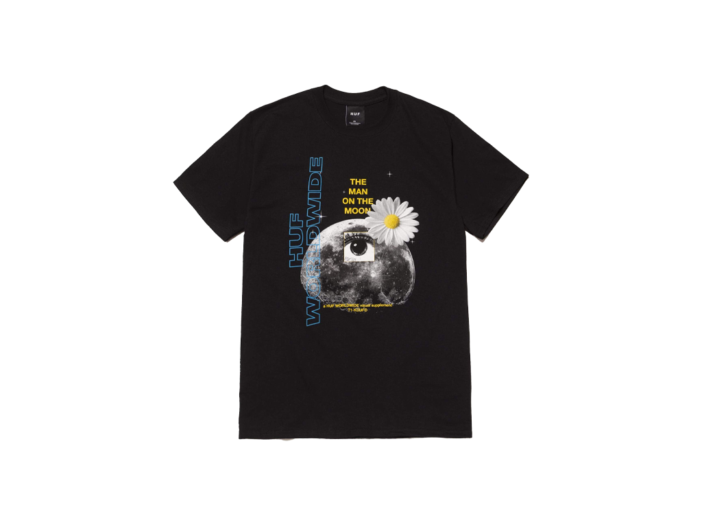 HUF The Man On The Moon Black