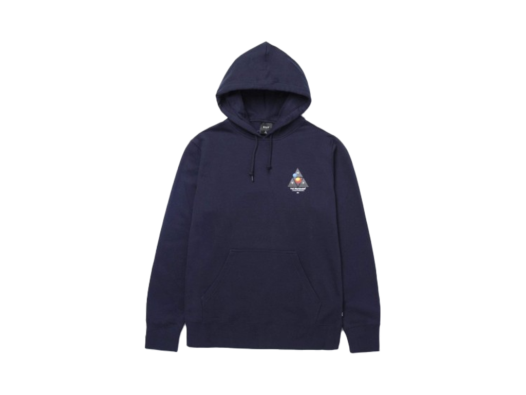 HUF Video Format Triple Triangle Hoodie Navy