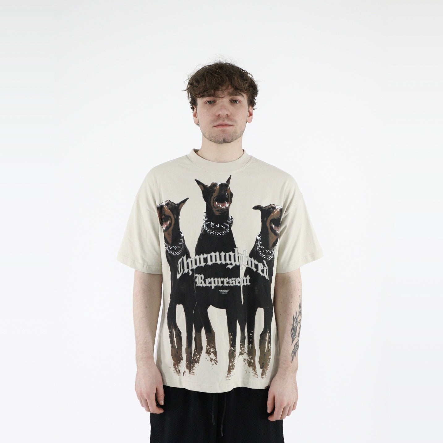 Represent Thoroughbred T-Shirt Vintage White-Clothing-Represent-pikastore.cz