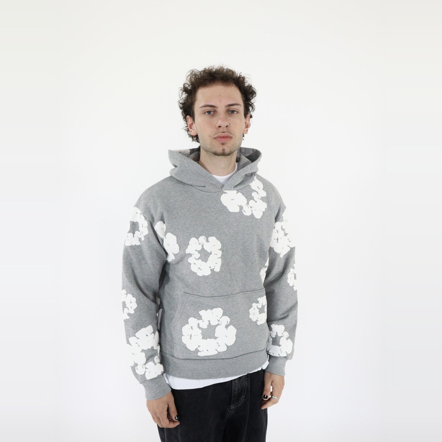 Denim Tears The Cotton Wreath Sweatshirt Grey-Clothing-Denim Tears-pikastore.cz